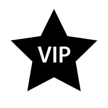 VIP icon vector for graphic design, logo, website, social media, mobile app, Stock Illustration