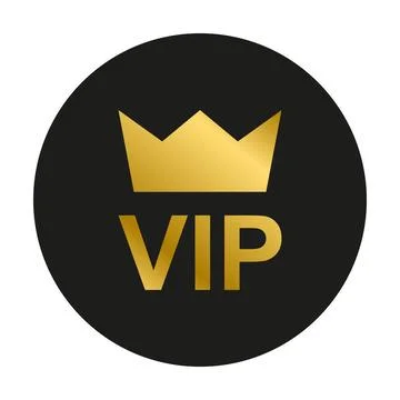 VIP icon vector for graphic design, logo, website, social media, mobile app, Stock Illustration