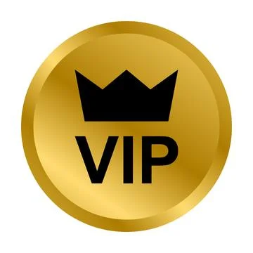 VIP icon vector for graphic design, logo, website, social media, mobile app, Stock Illustration