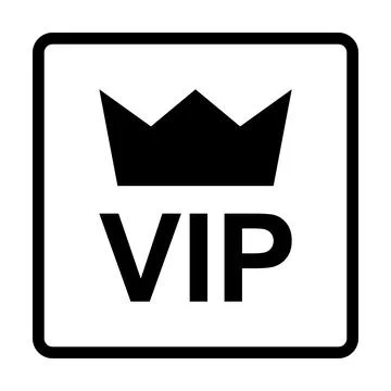 VIP icon vector for graphic design, logo, website, social media, mobile app, Stock-Illustration