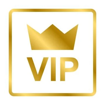 VIP icon vector for graphic design, logo, website, social media, mobile app, Stock Illustration