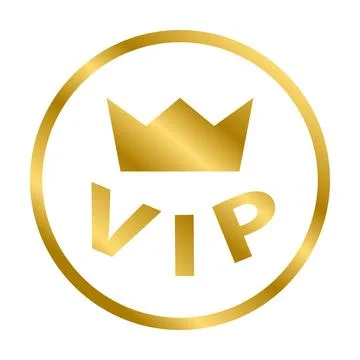 VIP icon vector for graphic design, logo, website, social media, mobile app, Stock Illustration