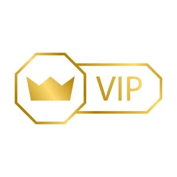 VIP icon vector for graphic design, logo, website, social media, mobile app, Stock Illustration