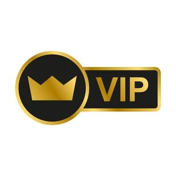 VIP icon vector for graphic design, logo, website, social media, mobile app, Illustrazione stock