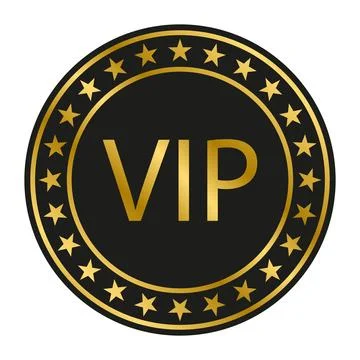 VIP icon vector for graphic design, logo, website, social media, mobile app, Stock Illustration