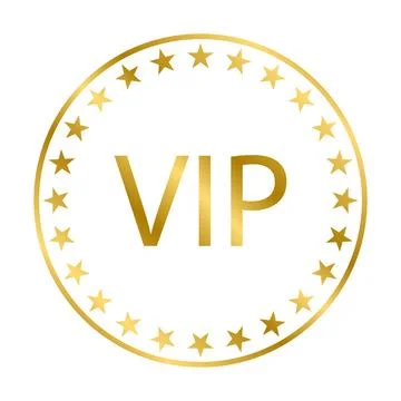 VIP icon vector for graphic design, logo, website, social media, mobile app, Stock Illustration