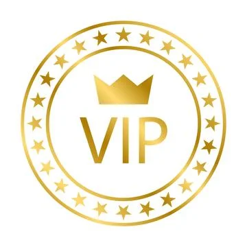 VIP icon vector for graphic design, logo, website, social media, mobile app, Stock Illustration