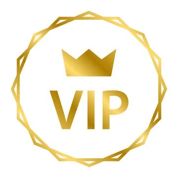VIP icon vector for graphic design, logo, website, social media, mobile app, Stock Illustration