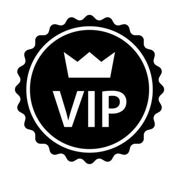VIP icon vector for graphic design, logo, website, social media, mobile app, Stock-Illustration