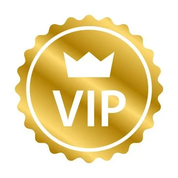 VIP icon vector for graphic design, logo, website, social media, mobile app, Stock-Illustration