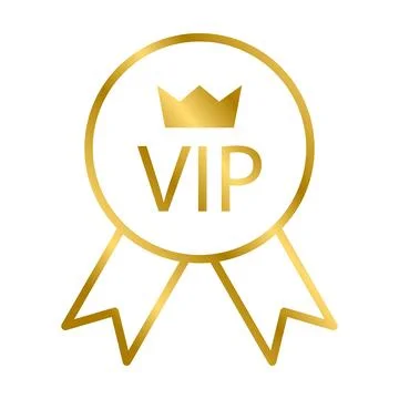 VIP icon vector for graphic design, logo, website, social media, mobile app, Stockillustratie