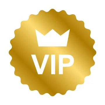 VIP icon vector for graphic design, logo, website, social media, mobile app, Stock-Illustration