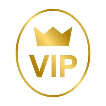 VIP icon vector for graphic design, logo, website, social media, mobile app, Stock Illustration