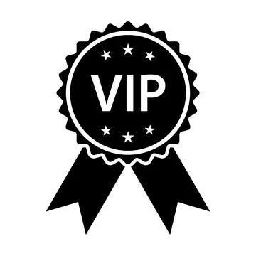 VIP label icon vector for graphic design, logo, website, social media, mobi.. Stockillustratie