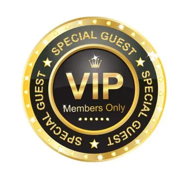 Vip label Stock Illustration