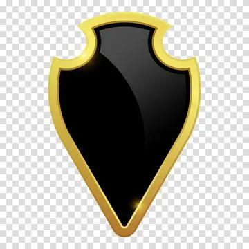 VIP luxury logo design element. Logotype medieval. Coat metal icon sign. Bl.. Stock Illustration