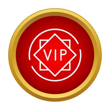 Vip member access exclusive premium service icon Stock Illustration