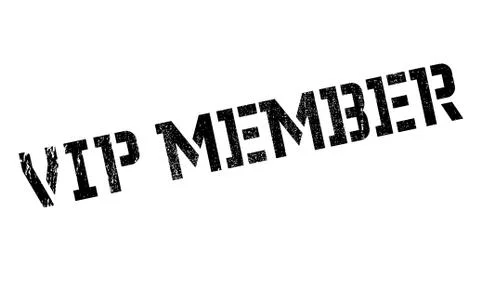 Vip Member rubber stamp Stock Illustration