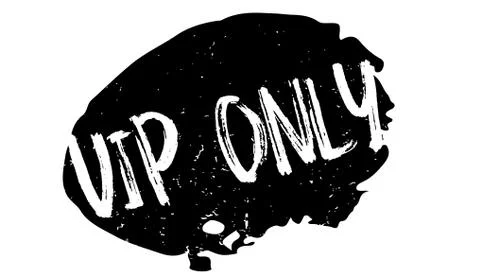 Vip Only rubber stamp Stock Illustration