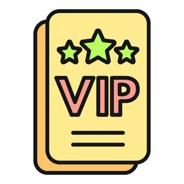 Vip pass card presenting exclusive premium access and privilege Stock Illustration