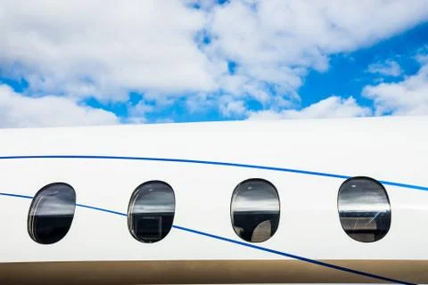 VIP Private Jet Stock Photos