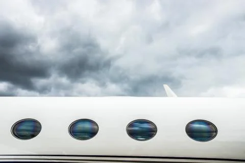 VIP Private Jet Stock Photos