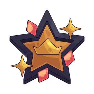 VIP star illustration Stock-Illustration