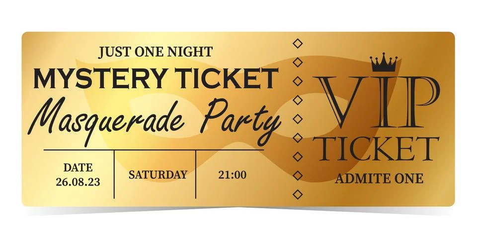 Vip Style Typographic Vector Design party invitation. Vector illustration Stock Illustration