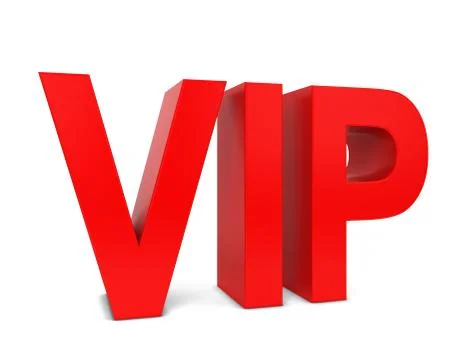 Vip text Stock Illustration
