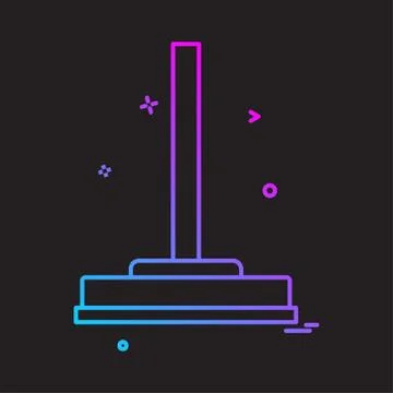 Viper icon design vector 스톡 일러스트