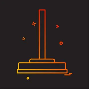 Viper icon design vector 스톡 일러스트