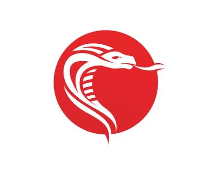 Viper snake logo design element. danger snake icon. viper symbol Stock Illustration