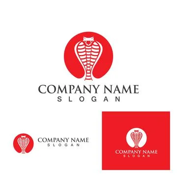 Viper snake logo design element. danger snake icon. viper symbol Stock Illustration