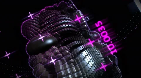 Viral Code Live VJ Loop Animation Graphics 스톡 동영상 56452372