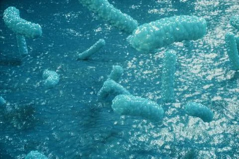 Viral hepatitis infection causing chronic liver disease. Hepatitis viruses Stock Illustration