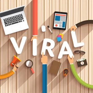 Viral Stock Illustration