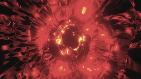 Viral infection cell. Microscopic view of a virus. Vídeo Stock 334285973