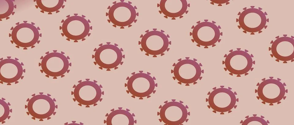 Viral Pattern Stock Illustration