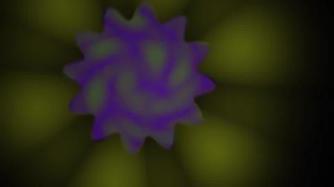 Viral structures in a cell. Stock Footage 336710667