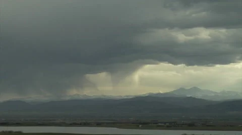 Virga and Downbursts Stock Footage 54760155