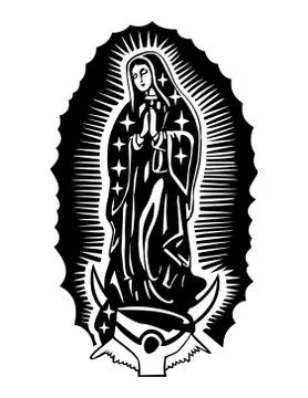 VIRGEN GUADALUPE Stock Illustration