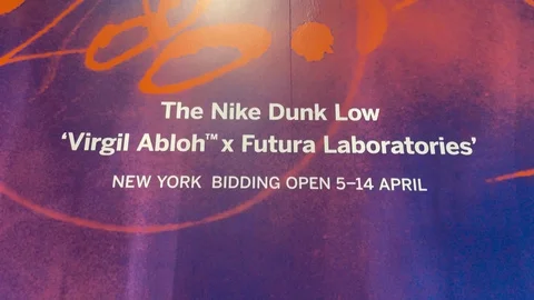 Nike Sneakers Designed by Virgil Abloh and Futura to Hit the Auction Block