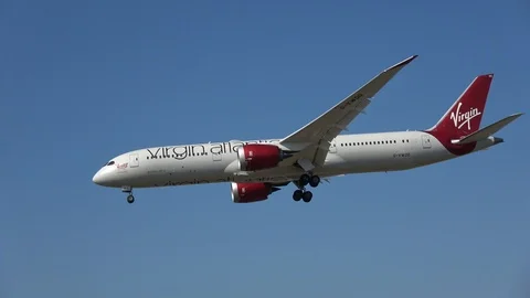 Virgin 787 Stock Footage 115354753