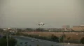 Virgin America Airlines Jet Lands At Airport HD Footage