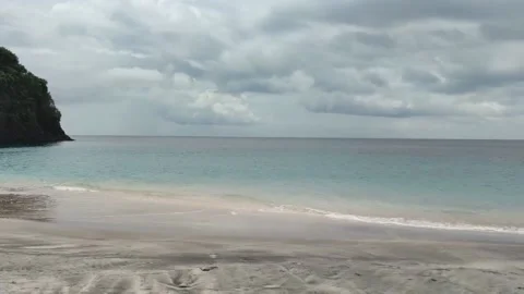 Virgin Beach Karangasem Bali Stock Footage 194208161