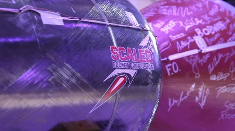 Virgin Galactic Rocket Motor Stock Footage 41613391