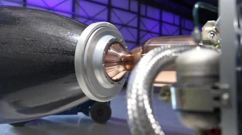 Virgin Galactic Rocket System Detail Stock Footage 41613334