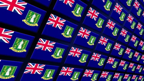 Virgin Islands Flag Animated Background ... | Stock Video | Pond5