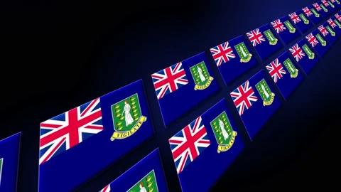 Virgin Islands Flag Animated Background ... | Stock Video | Pond5