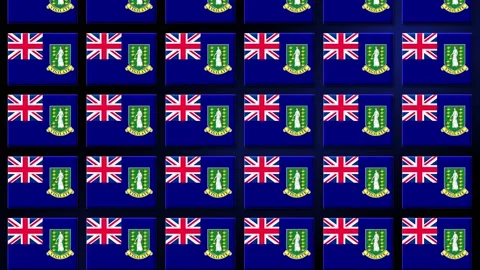 Virgin Islands Flag Animated Background ... | Stock Video | Pond5